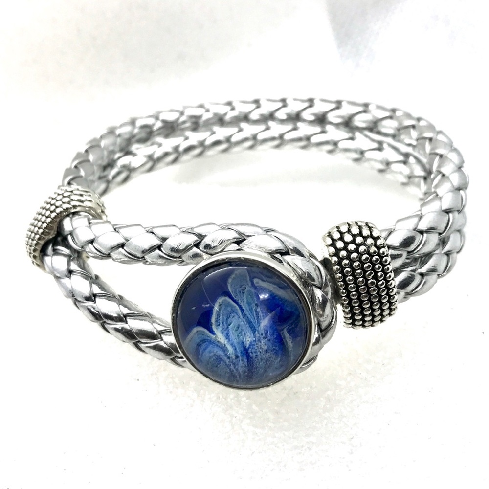 Bracelet Leather Noosa Handmade 20mm snap SB20